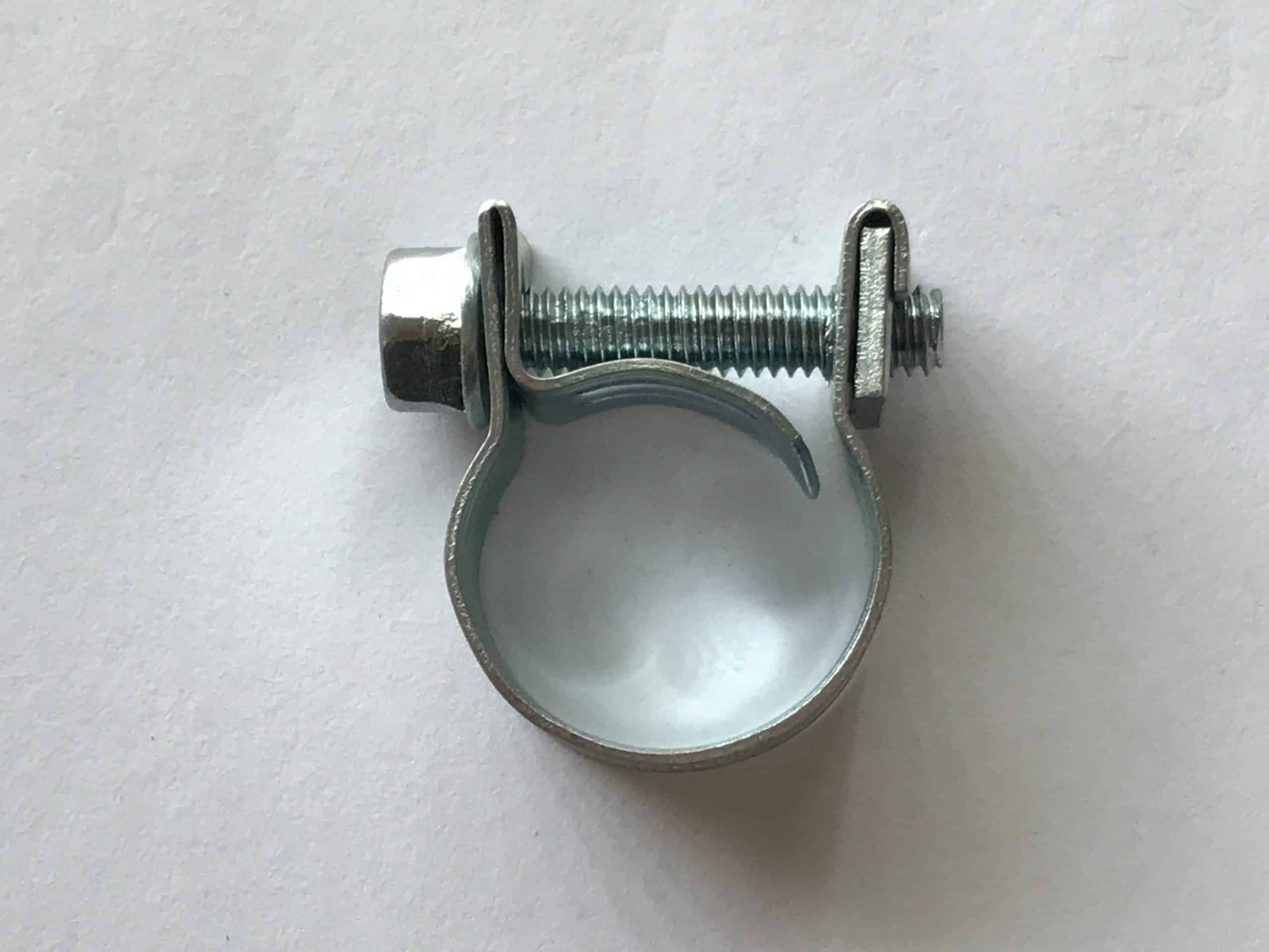 Nut and Bolt Fuel Pipe Clips Zinc-0