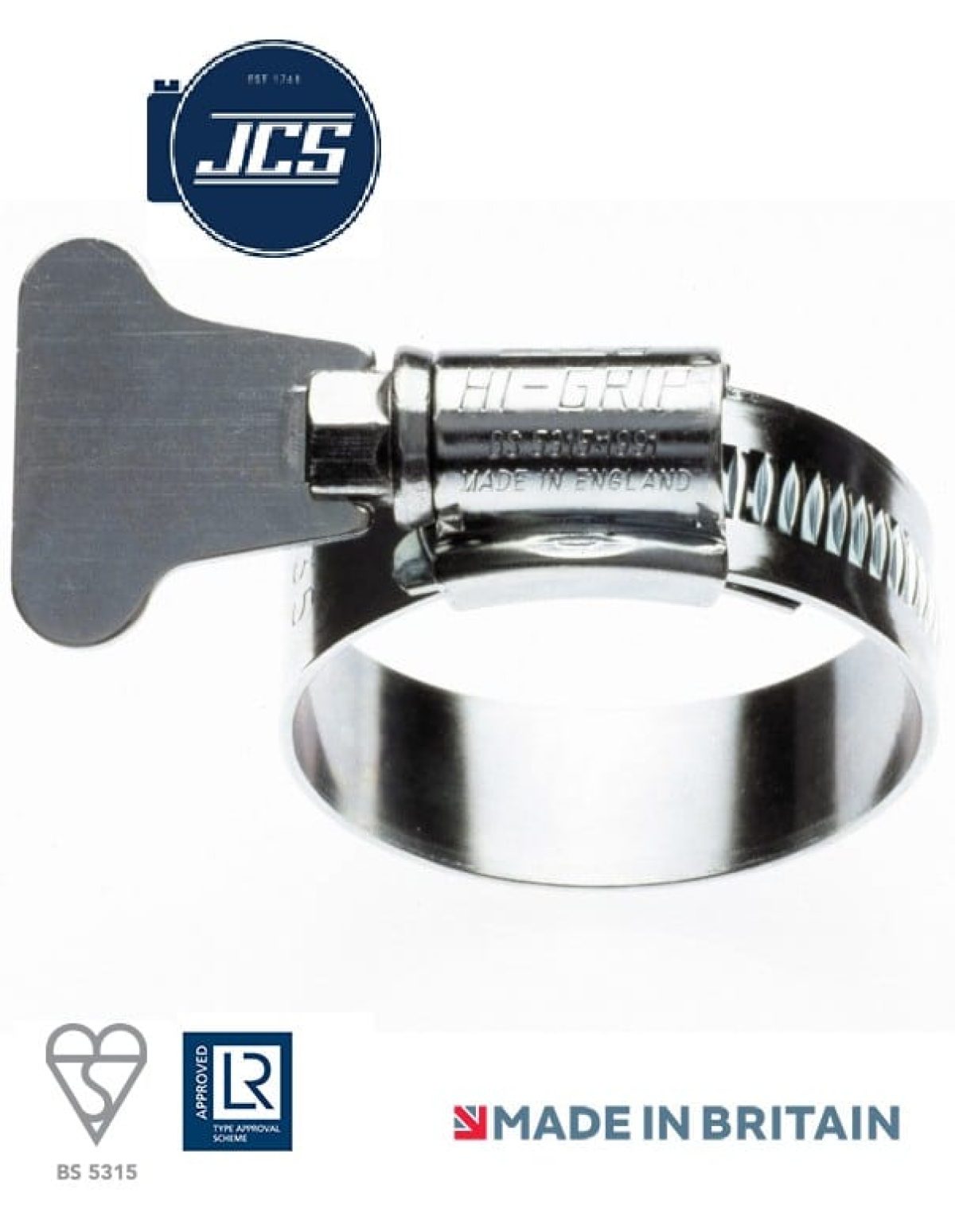 JCS Hi Grip Wing Screw Stainless - Zero Clips