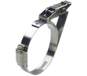 27-19PBC-HT Quick Release Band Clamp with safety catch stainless steel-0