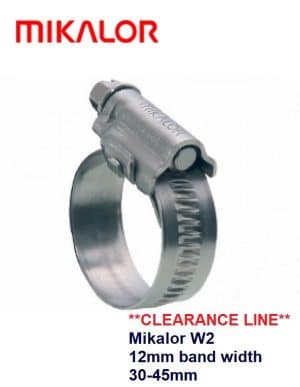 Mikalor **CLEARANCE ITEM**W2 12mm band width wdhc 30-45mm-0