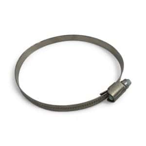 90-110mm, 9mm band width, W2 hose clips, SS, zp screw