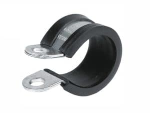 Norma rubber lined p clips W1, DIN3016 zinc plated 16mm diam. 15mm band width *CLEARANCE ITEM*