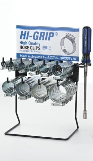JCS Hi-Grip Counter Dispenser 100 clips, Mild steel & Flexi driver